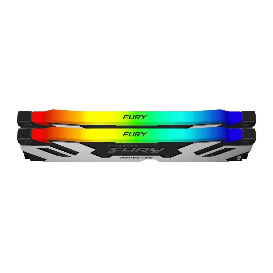 Memorija DDR5 32GB (2x16GB) 7200MT/s Kingston Fury Renegade Silver RGB KF572C38RSAK2-32 Slika 2